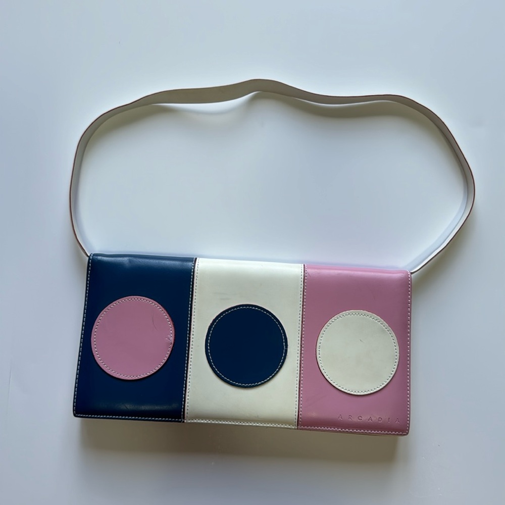 Arcadia Leather Clutch Purse- Excellent Condition, Genuine Leather